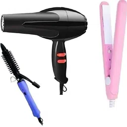 Trendy styler Fast Heating Hair Straightening Iron with hair dryer,And Roller Personal Care Appliance Combo-picture-20