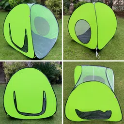 kwisy creation Play House Foldable One Side Round Outdoor & Indoor For Kids image 2