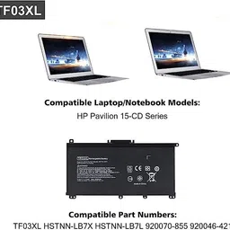 WEFLY Laptop Battery Compatible For HP Pavilion 15-CC000NO 4 Cell Laptop Battery image 4