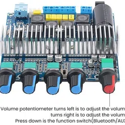 vtechit TPA3116D2 with Bluetooth 5.0 Version 2.1 amplifier board Electronic Components Electronic Hobby Kit image 5