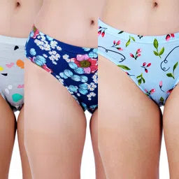 ladyland Pack of 3 Women Hipster Multicolor Panty-picture-22