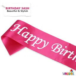 wobbox Birthday Girl Sash, Sash For Birthday, Happy Birthday Sash For Girls image 2