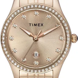 timex Date Display, Rose Gold Dial Analog Watch - For Women TWEL25002-picture-13