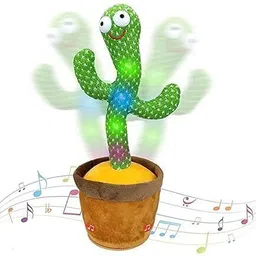 j t g Rechargeable Dancing Cactus Toy for Children | Speaking Cactus for Babies image 1