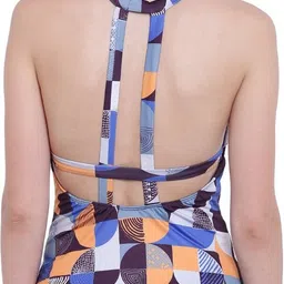 la intimo Geometric Print Women Monokini Multicolor Swimsuit image 2