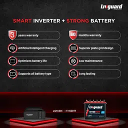 livguard LG1450i_IT 1560TT Tubular Inverter Battery image 3