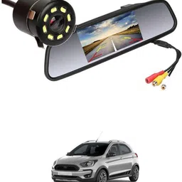 gonama 4.3 TFT LCD Car Rear View Mirror Monitor Kit With Reverse Reversing Camera s61 4.3 TFT LCD Car Rear View Mirror Monitor Kit With Reverse Reversing Camera s61 Parking Sensor image 1