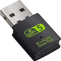 Zeorgia USB Adapter 2-in-1 WiFi + Bluetooth Dual Band Wireless Dongle USB Adapter image 1