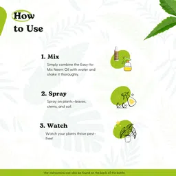 thegreenwealth Water Soluble Easy-to-Mix Neem Oil for Plant & Gardening Use Pesticide, Potting Mixture, Fertilizer image 4