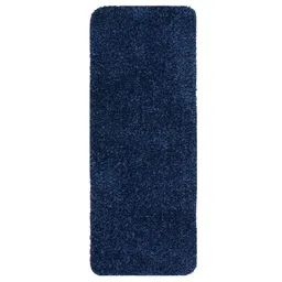 saral home Blue Cotton 47 x 18 Inches Machine Made Floor Runner image 2