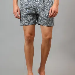 Cantabil Printed Pure Cotton Boxers MBOX00020_NAVY-picture-41