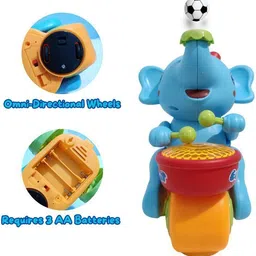 sno Elephant Musician Toy with Levitation Ball on Nose Along with Light & Sound-8-picture-10