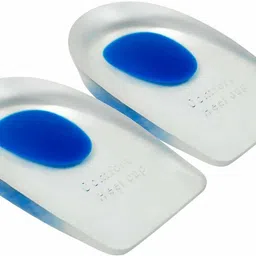 shopment 1 Pair Men Women Silicon Gel Heel Cushion Insoles Soles Relieve Foot Pain Protectors Spur Support Shoe pad High Heel Inserts Silicone Heel Regular Shoe Insole-picture-11