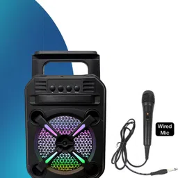 bogx 829 Wireless Portable Bluetooth Speaker with Mic | Premium Design 10 W Bluetooth Party Speaker-image-1
