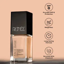 renee Face Base Liquid Foundation - Cappuccino, 23ml Foundation image 3