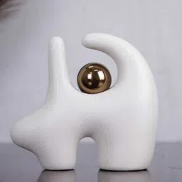 casacraft from pepperfry Nordic Stylea White Artifact Abstract Sculpture (White)-picture-13