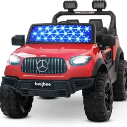 Rechargeable Battery Jeep for Kids Ride on Toy Kids Car with Bluetooth & Music Jeep Battery Operated Ride On-image-16