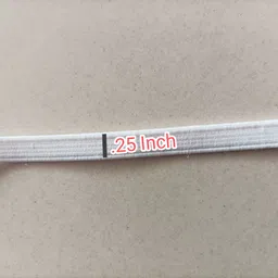 bhagwati enterprise Elastic Thread and Cord White Elastic image 1