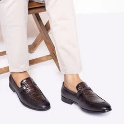 Nine Steps Men’s Suede Leather Loafers for Office, Party & Casual Wear Loafers For Men image 2