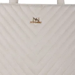 miniwesst Women White Tote image 4