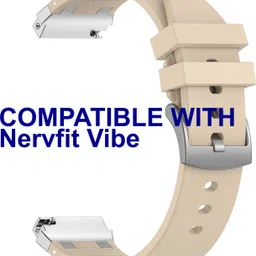 ACM Watch Strap Metal Hook Silicone for Nervfit Vibe Smartwatch Starlight Smart Watch Strap-picture-26