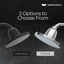 water science CLEO 8 Inch Rain Shower Filter With Shower Arm For Hard Water Fixed Mount image 5