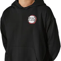 cloroot Men Full Sleeve Printed Hooded Sweatshirt image 3