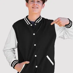 kabuki Men Colorblock Varsity Jacket-picture-19