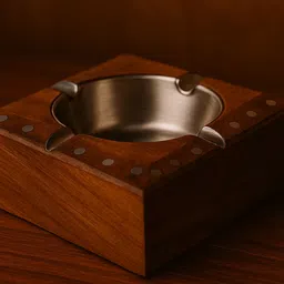 the gethsemane TG-AT-02 Brown Wood Ashtray-picture-47