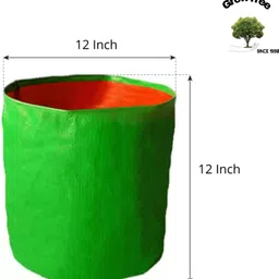 growtree Terrace gardening grow bag 12"x12" (Pack of 05) Grow Bag Grow Bag image 2