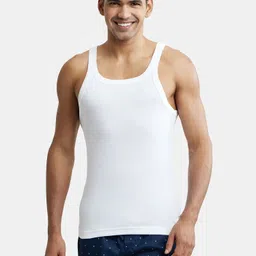 jockey Pack of 2 US26 Super Combed Cotton Rib Men Vest image 2