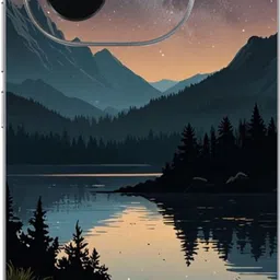 yug emporium Premium Skin For IQOO Z9s Pro 5G Black Night View Sticker, Premium Quality Mobile Skin-picture-12