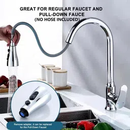 elona 360°Rotating Faucet Extension for Kitchen & Bathroom for easy cleaning Faucet Nozzle image 3