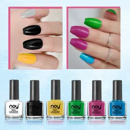 noy Shine Nail Paints Combo Pack by Modern Shades in our Nail Polish Combo Kit Multicolor image 1