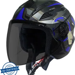 steelbird SBA-6 7Wings Gravity Open Face Helmet, ISI Certified Helmet Motorbike Helmet-picture-25