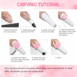 vayve 3D Moulding Nail Art Clay Gel - Non-Sticky, Perfect for Extensions & Designs image 5