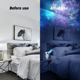 shinify Robot Sky Space Stars Light Astronaut Galaxy Projector Night Lamp image 2