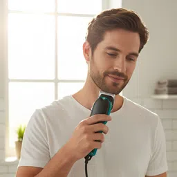 Frinzoo Compact Wet & Dry Hair Clipper for Beard and Body Trimmer 0 min Runtime 4 Length Settings image 4