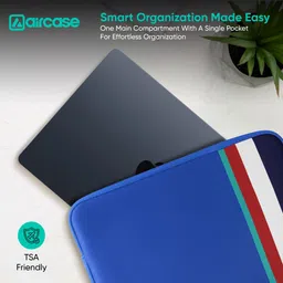 AirCase Protective Laptop Sleeve for Up to 13.3 Inch Laptop Wrinkle free Water-Resistant Laptop Bag image 3