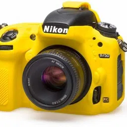 DIGICLIMBER Camera Silicone body Protective Camera Case Cover Compatible with Nikon D750 (Yellow) Camera Housing image 3