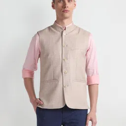 arrow Solid Men Waistcoat image 1