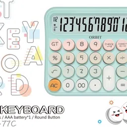 calculate IT BUTTONS OT 77C CALCULATOR IT KEYBOARD OT 77C CALCULATOR Basic Calculator image 3