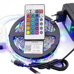 bright bharat 108 LEDs 3 m Multicolor Color Changing, Flickering, Steady Strip Rice Lights image 4