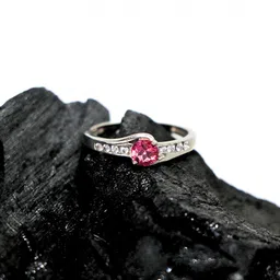 anjoriya jewels Sterling Silver Tourmaline Silver Plated Ring-picture-20