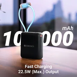 zebronics 10000 mAh 22.5 W Nano Power Bank image 2