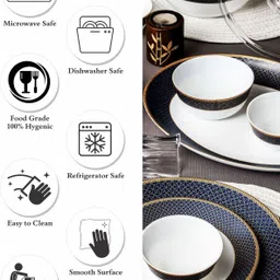 cello Pack of 29 Opalware Glass Dinner Set of 29pcs Dinner Set image 4