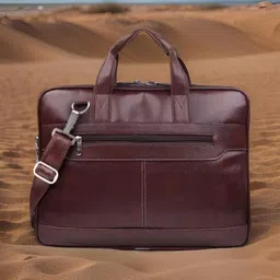 house of common Men & Women Brown Messenger Bag-picture-24