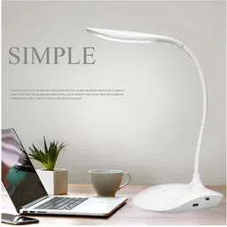 zollyzz Rechargeable Led Emergency DeskStudent Reading Light Foldable G188_TL827 Study Lamp image 2