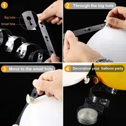 tejal trader Balloon Arch Strip 2 Rolls of 5 m Each and 2 pcs 100 glue dot image 4