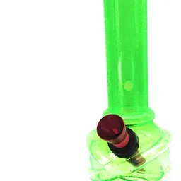 mftonline 8 inch Transparent Acrylic Water Bong, Portable Hookah Bong Beer Bong Funnel image 3